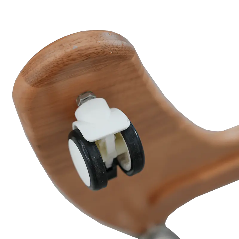 SK06-01 Bureau pneumatique à hauteur réglable en bois naturel