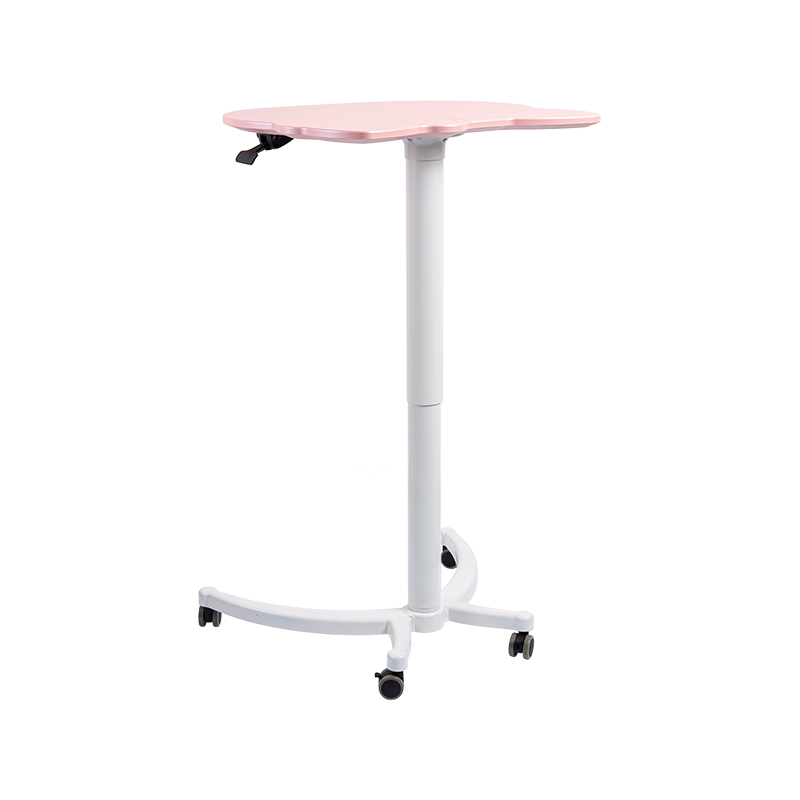 TH12 (colonne de pied de tête de chat + colonne de panneau de tête de chat) Bureau pneumatique réglable en hauteur