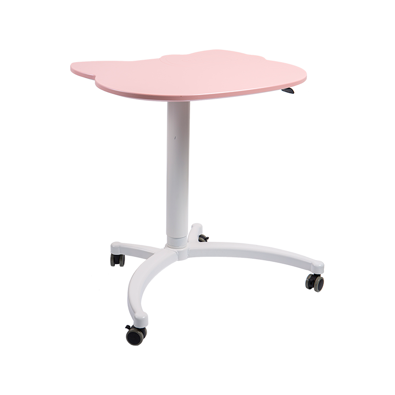 TH12 (colonne de pied de tête de chat + colonne de panneau de tête de chat) Bureau pneumatique réglable en hauteur