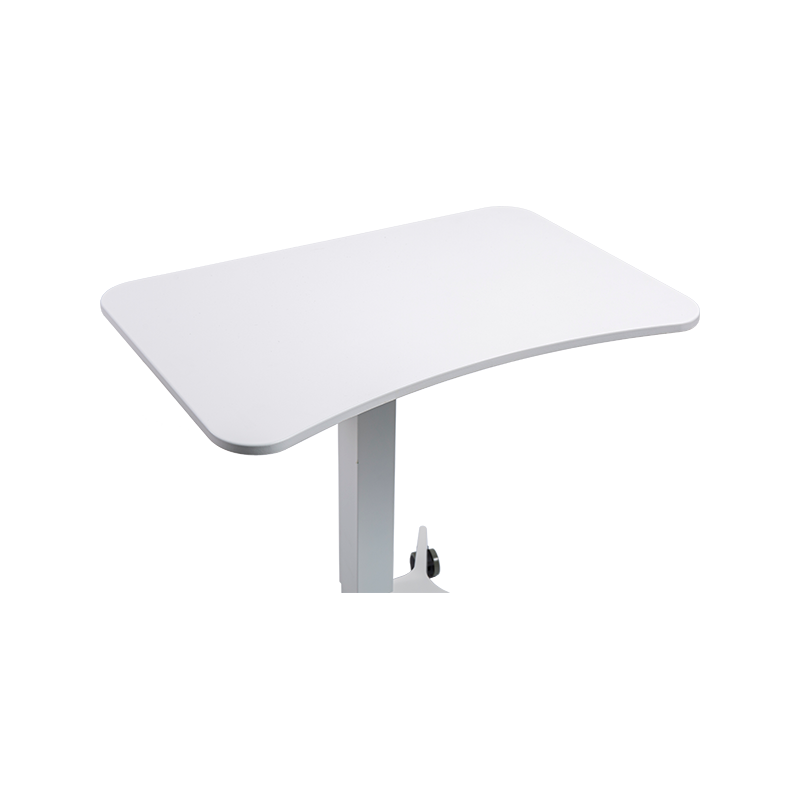 TH07 (colonne carrée en tube d'aluminium) Bureau pneumatique réglable en hauteur