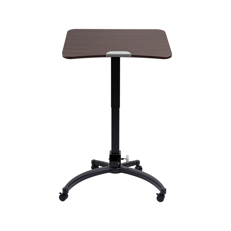 TH09 (Tube carré en aluminium) Bureau pneumatique à hauteur réglable