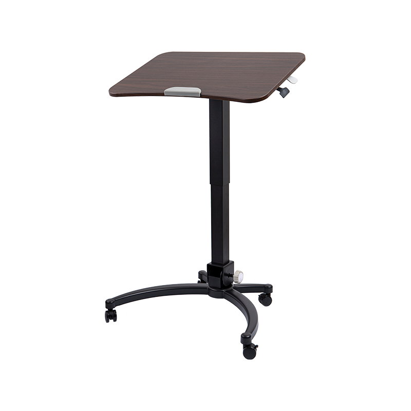 TH09 (Tube carré en aluminium) Bureau pneumatique à hauteur réglable