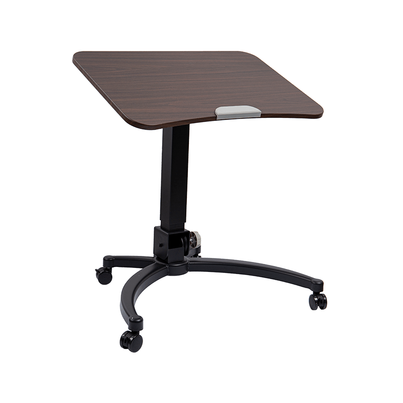 TH09 (Tube carré en aluminium) Bureau pneumatique à hauteur réglable